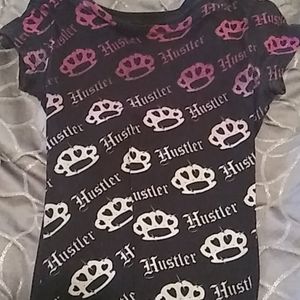 Hustler Top Tee Gently Worn Small